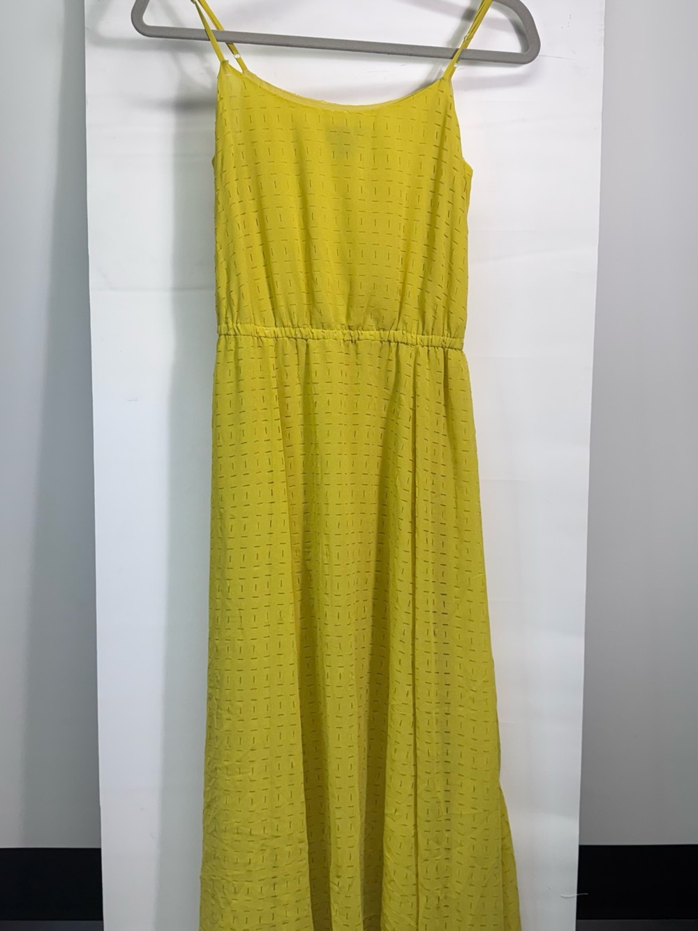 DKNY Yellow Spaghetti-Strap Sundress